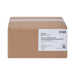 Sharps Collector Locking Wall Bracket - Swing Arm Mount for 5.4 Quart Containers, Cream