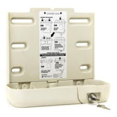Sharps Collector Locking Wall Bracket - Swing Arm Mount for 5.4 Quart Containers, Cream
