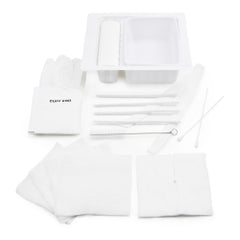 Sterile Tracheostomy Care Kit - Complete Trach Cleaning Supplies with Gloves, Brushes & Gauze