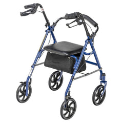 Durable 4 Wheel Rollator with 7.5" Casters