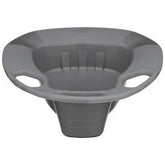McKesson Stackable Bedpan, Graphite, 15 Inch, 250 lb Capacity, Single Patient Use