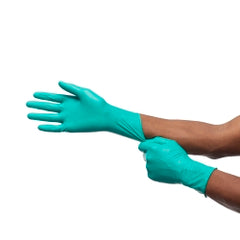 McKesson Perry Performance Plus Neoprene Powder-Free Sterile Surgical Gloves - Latex-Free, Dark Green