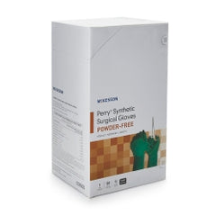 McKesson Perry Performance Plus Neoprene Powder-Free Sterile Surgical Gloves - Latex-Free, Dark Green
