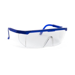 Protective Safety Glasses with Top and Side Shields - Clear Lens Eye Protection