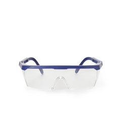Protective Safety Glasses with Top and Side Shields - Clear Lens Eye Protection