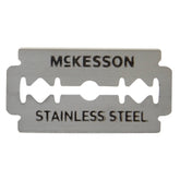 McKesson Double Edged Razor Blade - Teflon Coated Stainless Steel Surgical Prep Blades
