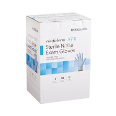 Sterile Nitrile Exam Gloves Powder-Free - Textured Fingertips Medical Grade Blue
