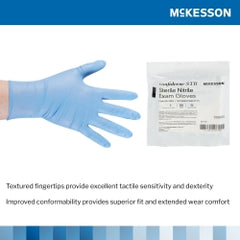 Sterile Nitrile Exam Gloves Powder-Free - Textured Fingertips Medical Grade Blue