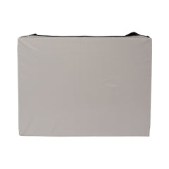 Bariatric Seat Cushion with Gel Foam Core - Black Nylon Cover - Pressure Relief Support Up to 500 lbs