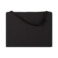 Bariatric Seat Cushion with Gel Foam Core - Black Nylon Cover - Pressure Relief Support Up to 500 lbs