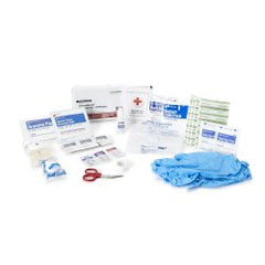 First Aid Kit - 10 Person Capacity, Plastic Case, Comprehensive Emergency Medical Supplies