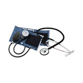 Aneroid Blood Pressure Monitor with Stethoscope Set - Adult Cuff 23-33cm Nylon Dial Display