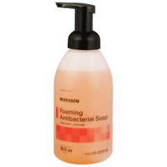 Antibacterial Foaming Hand Soap - Light Orange Scent, 5.5-7.5 pH Balance, 18 oz Pump Bottle