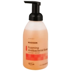 Antibacterial Foaming Hand Soap - Light Orange Scent, 5.5-7.5 pH Balance, 18 oz Pump Bottle