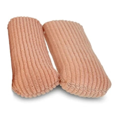 Toe Spacer with Moisturizing Gel - Beige Large/X-Large Fabric Toe Separator