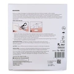 Collagen Alginate Wound Dressing - Sterile White Square for Chronic Wound Care