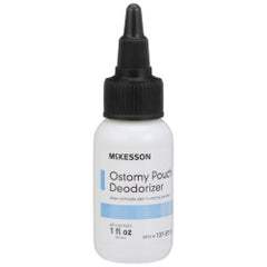 McKesson Ostomy Pouch Deodorizer - Unscented Odor Neutralizer, 1 oz Dropper Bottle