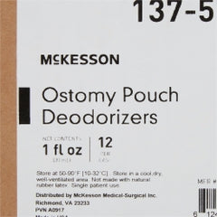 McKesson Ostomy Pouch Deodorizer - Unscented Odor Neutralizer, 1 oz Dropper Bottle