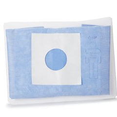 McKesson Surgical Minor Procedure Drape - SMS Fabric with Adhesive Fenestration