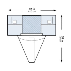 Sterile Under Buttocks Drape with Fluid Collection Pouch - OB/GYN Surgical Drape