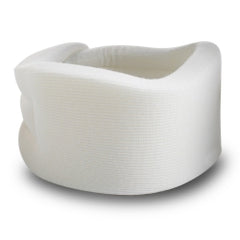Cervical Collar - 3-3/4 Inch Soft Foam Neck Support Brace, Large (Off White)