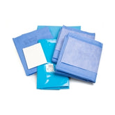Sterile Lithotomy Drape Pack II - Complete Urologic Procedure Kit with SMS Fabric & PE Film Protection