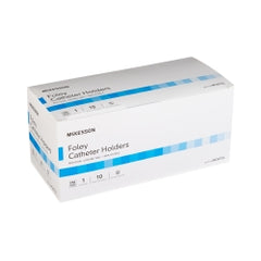 McKesson Foley Catheter Holder with Dual-Locking Tabs - 2" x 24" Leg Strap, Latex-Free