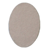Oval Shape Moleskin Protective Foot Pads - Beige, Adhesive Cushioning for Blister Prevention