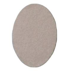 Oval Shape Moleskin Protective Foot Pads - Beige, Adhesive Cushioning for Blister Prevention