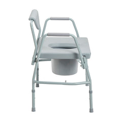 Deluxe Bariatric Drop-Arm Commode