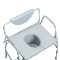 Deluxe Bariatric Drop-Arm Commode