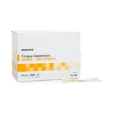 Premium Infant Tongue Depressors - Non Sterile Wood Medical Grade, 4.5 Inch (Box of 500)