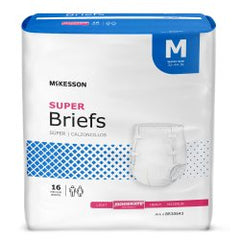 Super Absorbent Incontinence Briefs - Unisex Adult Diapers with Odor Control