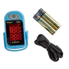 Fingertip Pulse Oximeter - Professional Blood Oxygen Saturation Monitor with LED Display