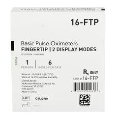 Fingertip Pulse Oximeter - Professional Blood Oxygen Saturation Monitor with LED Display