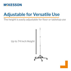 Disposable Aluminum IV Stand - Lightweight Portable Medical Infusion Pole for Home Healthcare
