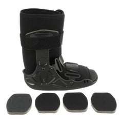 McKesson Low-Top Walker Boot - Black, Hook and Loop Closure, Universal Left/Right Foot (155-79-95505)