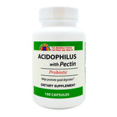 Acidophilus Probiotic Supplement with Pectin & Calcium - 75 Million Live Cultures, 100 Capsules