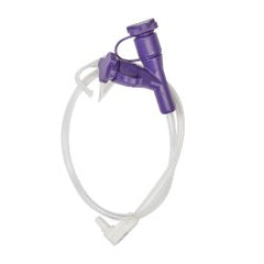 McKesson ENFit Y-Port Enteral Extension Set - Right Angle Connector, ISO 80369-3, 12 Inch, Non-Sterile