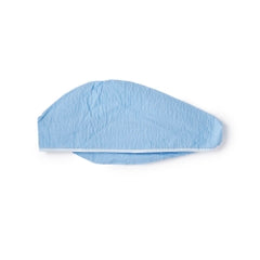Disposable Surgeon Cap - Blue - One Size Fits Most - Latex-Free OR Head Covering