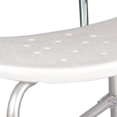 Bariatric Bath Bench with Backrest - 500 lbs Capacity - Adjustable Height 14-19" - 20" Seat Width