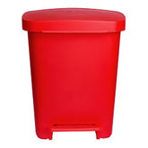 Professional Medical Waste Can - 32 Quart Rectangular Step-On Trash Receptacle