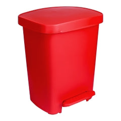 Professional Medical Waste Can - 32 Quart Rectangular Step-On Trash Receptacle
