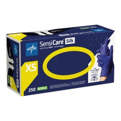 SensiCare Silk Nitrile Exam Gloves with SmartBoX Technology - Powder-Free Chemotherapy Gloves (XS-XL)