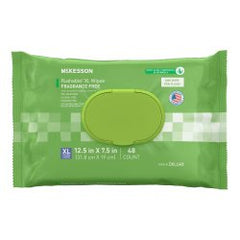 McKesson Flushable XL Personal Wipes 12.5" x 7.5" - Soft Pack with Aloe & Vitamin E