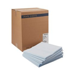 Disposable Stretcher Sheets - Deluxe Tissue/Poly Blue Medical Exam Table Covers