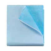 Disposable Stretcher Sheet Blue 40 x 90 Inch - Deluxe Polyback Airlaid, Latex-Free (Case of 25)