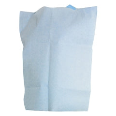 Disposable Slipover Bib 20 x 29 Inch Blue - Adult/Geriatric Protection - Case of 500