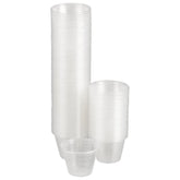 Graduated Medicine Cups 1 oz Clear - Disposable Polypropylene Medication Cups