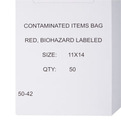 Red Infectious Waste Bags 11 x 14 Inch - Heavy Duty Biohazard Disposal Bags 1-6 Gallon